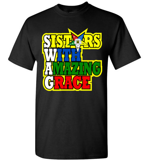 Sisters With Amazing Grace OES T Shirt Eastern Star Tee