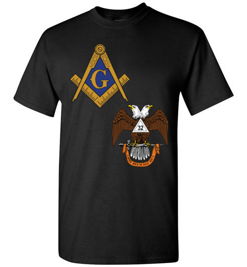 Mason Scottish Rite 32nd Degree Split T-Shirt WD
