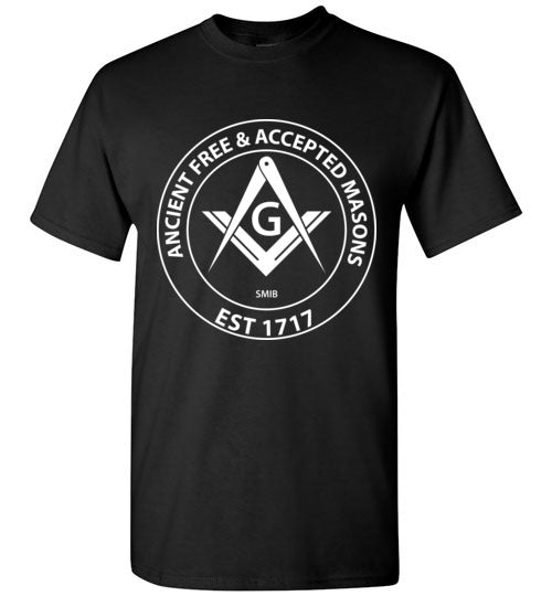 Ancient Free & Accepted Masons T Shirt Masonic 1717 AF&AM Tee