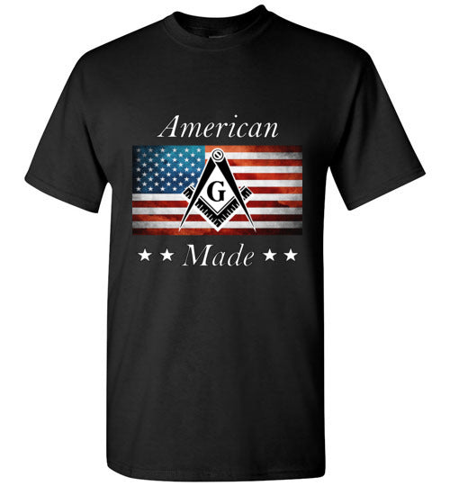 American Made Masonic T Shirt USA