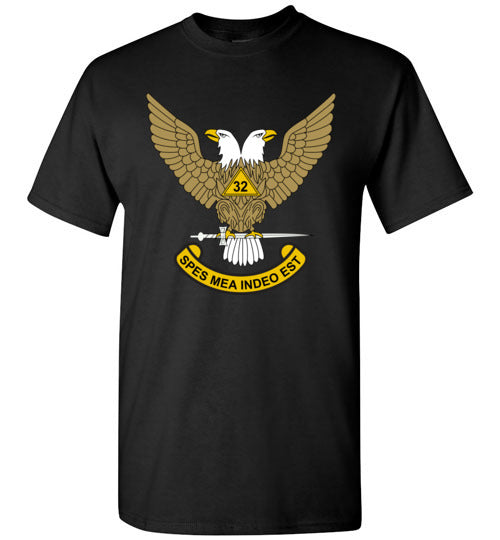Scottish Rite 32nd Degree Mason Wings Up T Shirt