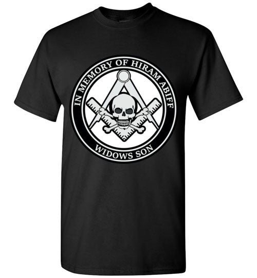 In Memory of Hiram Abiff Widows Son T Shirt