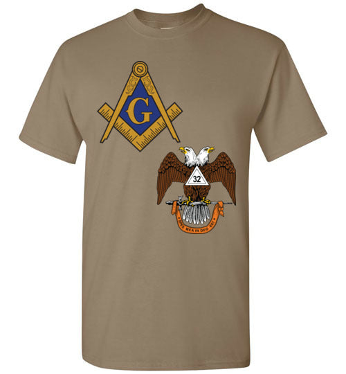 Mason Scottish Rite 32nd Degree Split T-Shirt WD