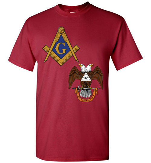 Mason Scottish Rite 32nd Degree Split T-Shirt WD