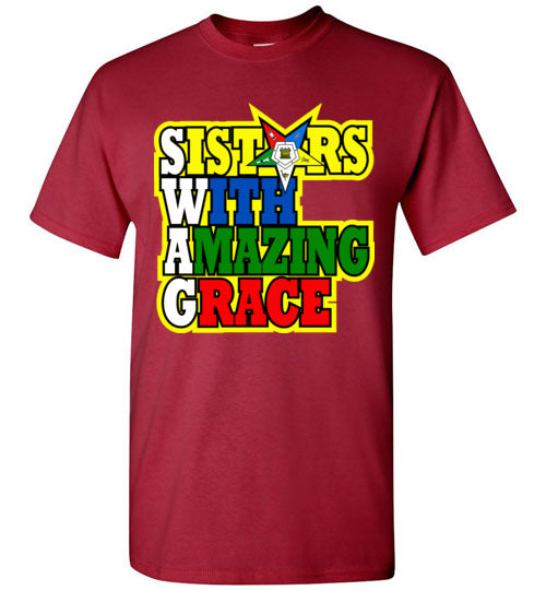 Sisters With Amazing Grace OES T Shirt Eastern Star Tee