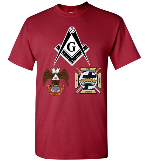 Mason Scottish Rite York Rite Split T-Shirt