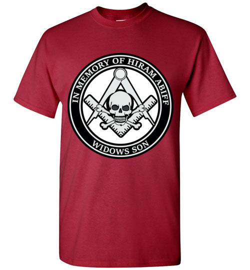 In Memory of Hiram Abiff Widows Son T Shirt