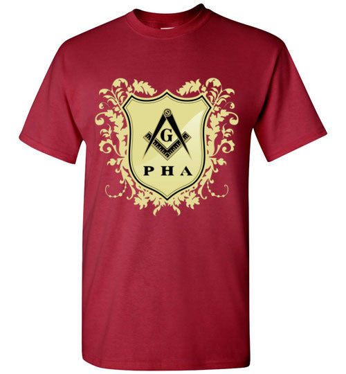 PHA Crest T Shirt Prince Hall Tee