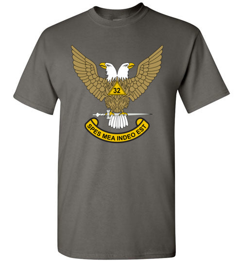 Scottish Rite 32nd Degree Mason Wings Up T Shirt
