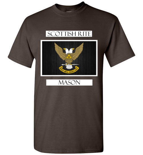 Scottish Rite 32nd Degree Mason Labels T Shirt Wings Up