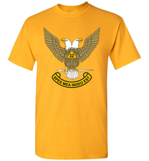 Scottish Rite 32nd Degree Mason Wings Up T Shirt