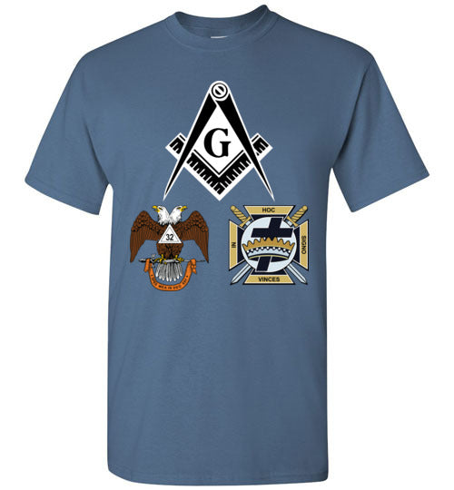 Mason Scottish Rite York Rite Split T-Shirt