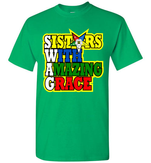 Sisters With Amazing Grace OES T Shirt Eastern Star Tee