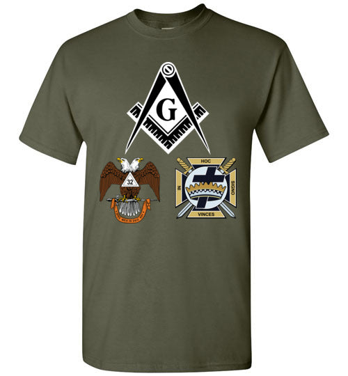 Mason Scottish Rite York Rite Split T-Shirt