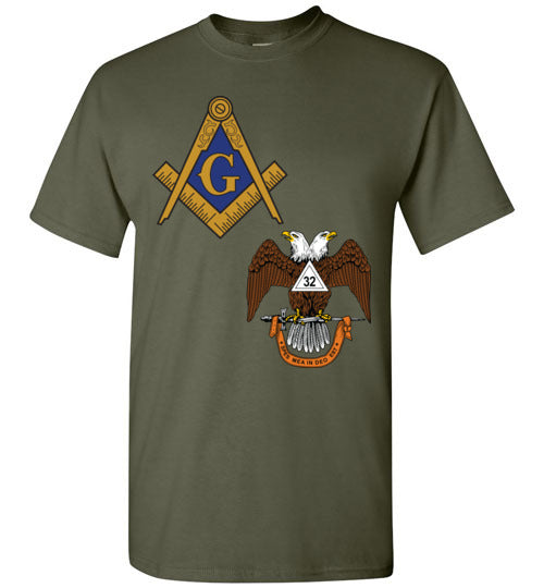 Mason Scottish Rite 32nd Degree Split T-Shirt WD