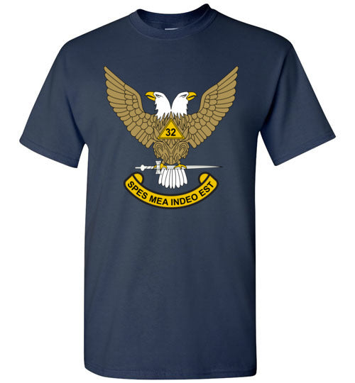 Scottish Rite 32nd Degree Mason Wings Up T Shirt