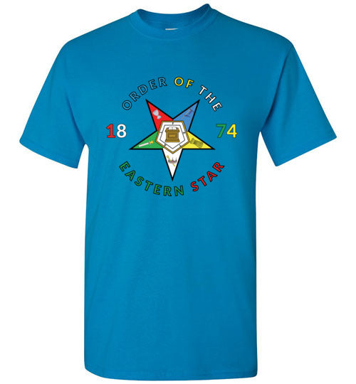 Order of the Eastern Star 1874 PHA T Shirt OES Prince Hall