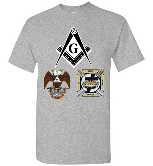 Mason Scottish Rite York Rite Split T-Shirt
