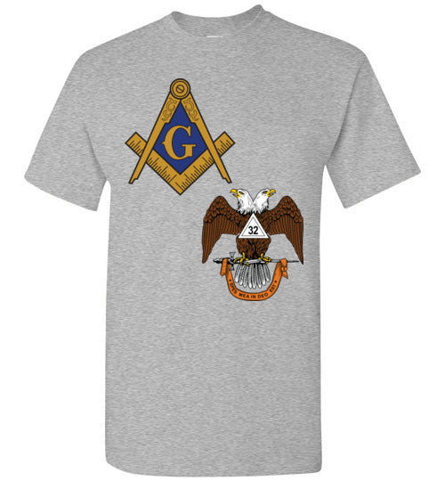 Mason Scottish Rite 32nd Degree Split T-Shirt WD