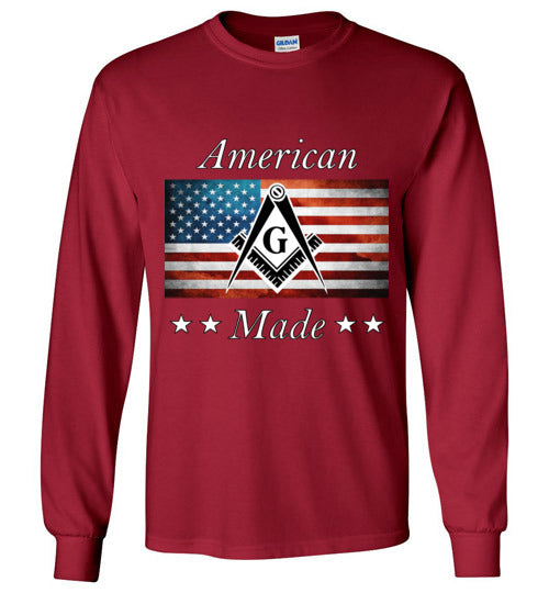 American Made Masonic Long Sleeve Shirt