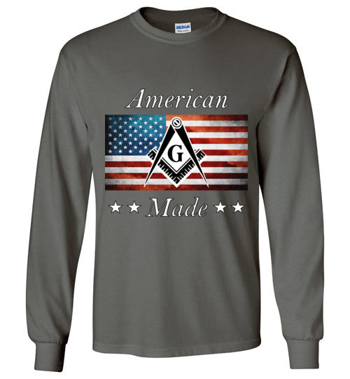 American Made Masonic Long Sleeve Shirt