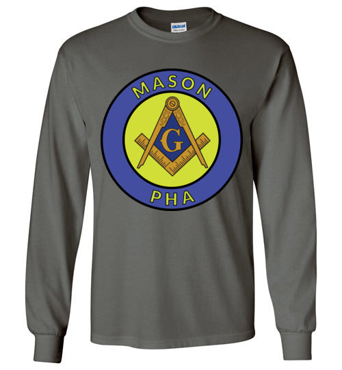 PHA Circles Masonic Long Sleeve Shirt Prince Hall