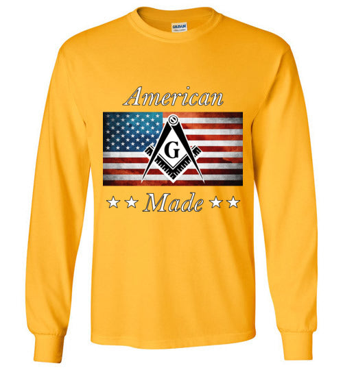 American Made Masonic Long Sleeve Shirt
