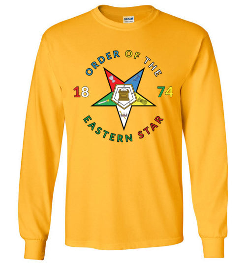 Order of the Eastern Star 1874 PHA Long Sleeve Shirt OES