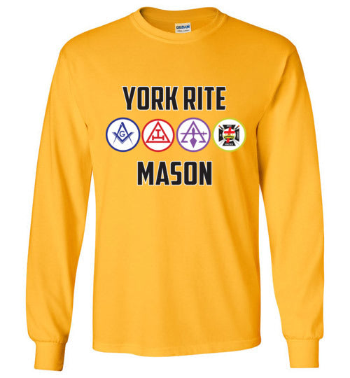 York Rite Mason Long Sleeve Shirt