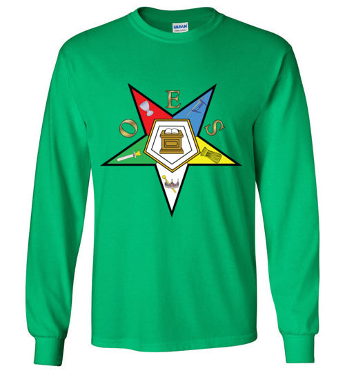 Order of the Eastern Star Long Sleeve Shirt OES (no FATAL)