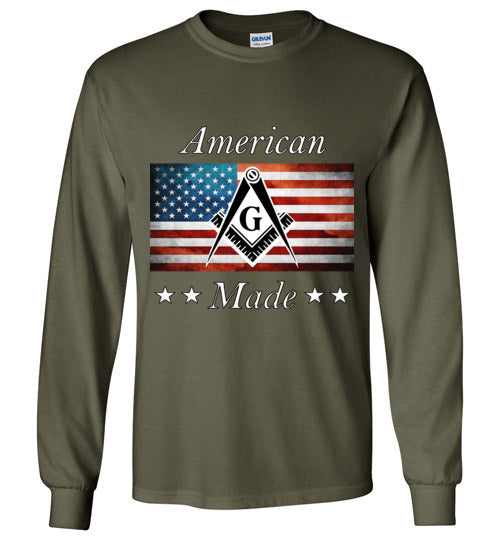 American Made Masonic Long Sleeve Shirt