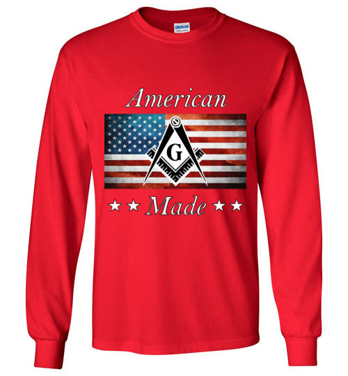 American Made Masonic Long Sleeve Shirt