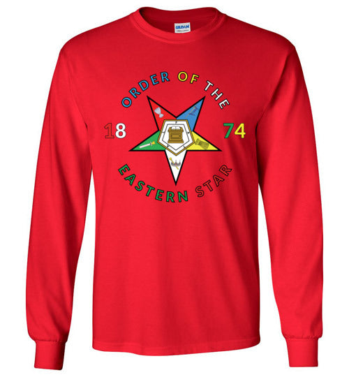 Order of the Eastern Star 1874 PHA Long Sleeve Shirt OES
