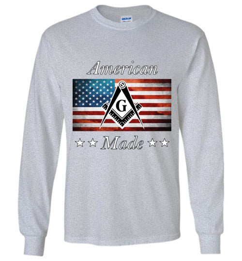 American Made Masonic Long Sleeve Shirt