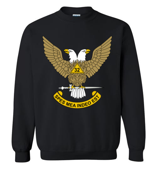 Scottish Rite 32nd Degree Mason Wings Up Sweatshirt