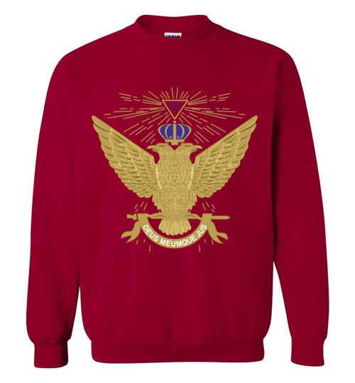Scottish Rite 33rd Degree Wings Up Masonic Sweatshirt