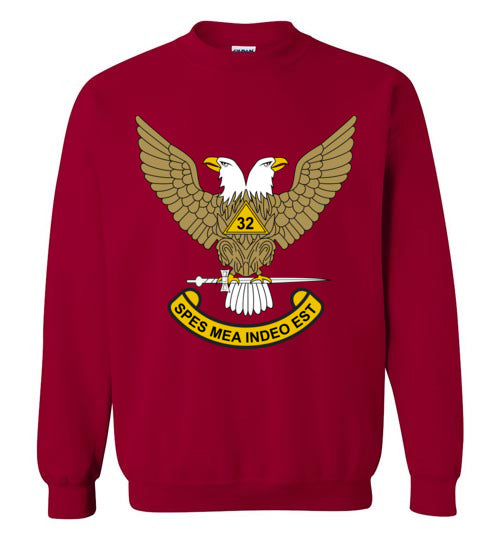 Scottish Rite 32nd Degree Mason Wings Up Sweatshirt