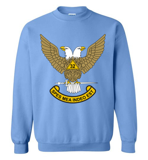 Scottish Rite 32nd Degree Mason Wings Up Sweatshirt