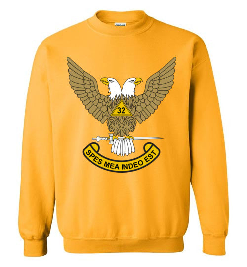 Scottish Rite 32nd Degree Mason Wings Up Sweatshirt
