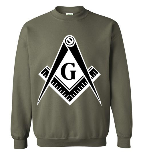 Master Mason Black White Sweatshirt