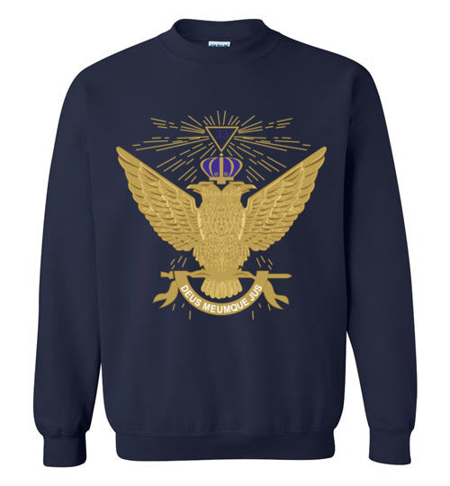 Scottish Rite 33rd Degree Wings Up Masonic Sweatshirt