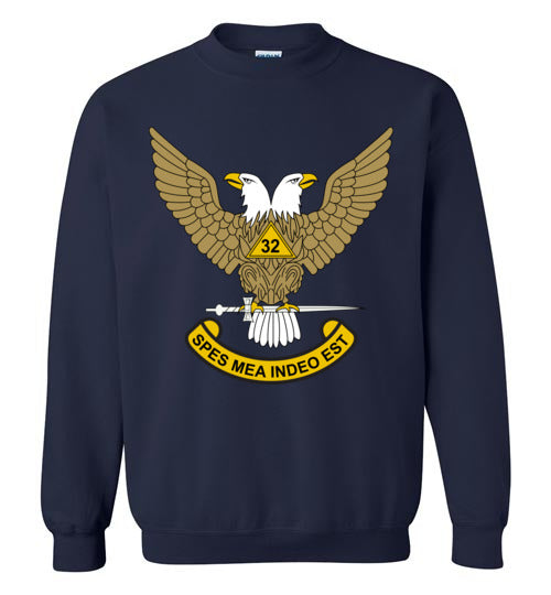 Scottish Rite 32nd Degree Mason Wings Up Sweatshirt