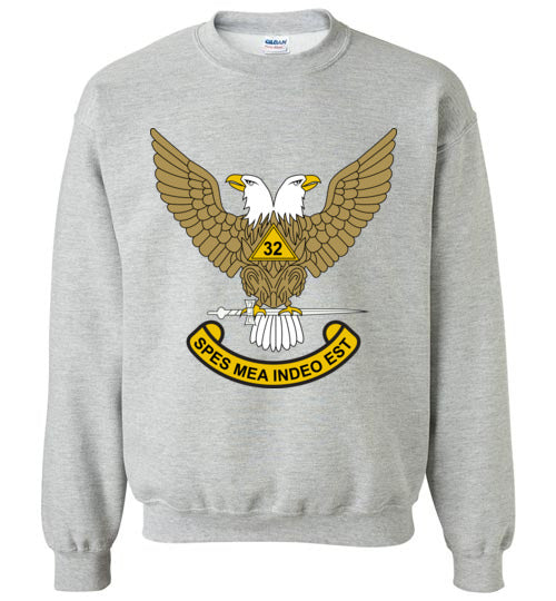 Scottish Rite 32nd Degree Mason Wings Up Sweatshirt