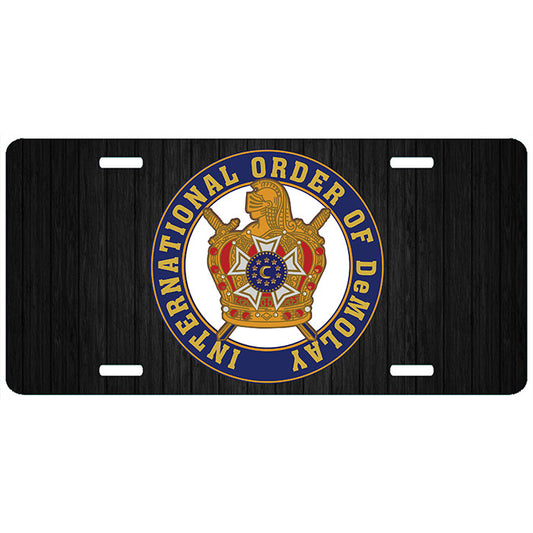 International Order of DeMolay License Plate Masonic Tag