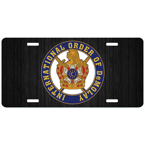 International Order of DeMolay License Plate Masonic Tag