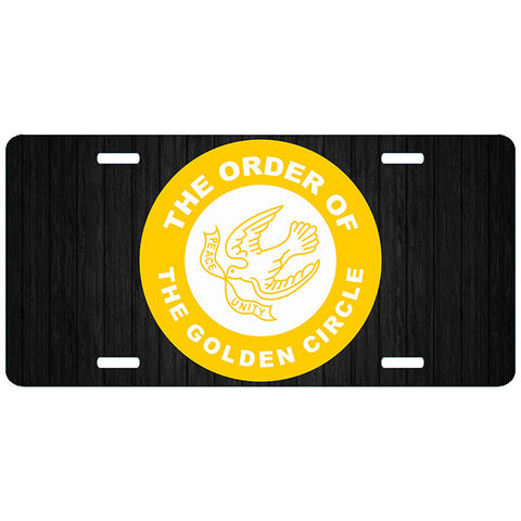 Order of the Golden Circle License Plate OES