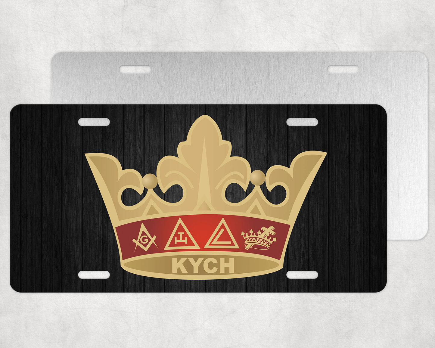 Knights York Cross of Honour KYCH License Plate Tag