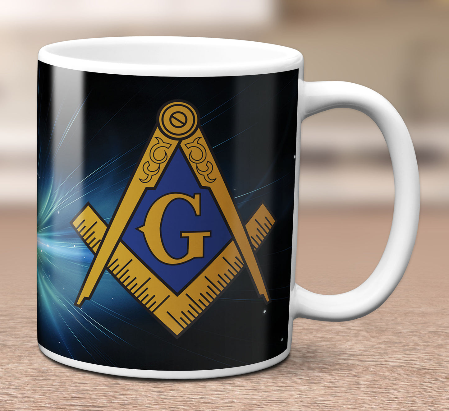 Space Masonic Mug 11 oz Master Mason