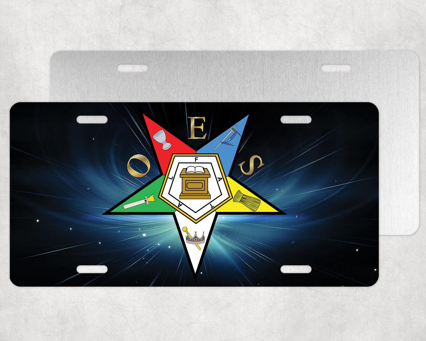 Space Order of the Eastern Star License Plate OES Tag