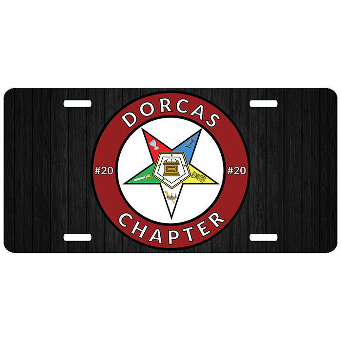 Order of the Eastern Star Custom License Plate